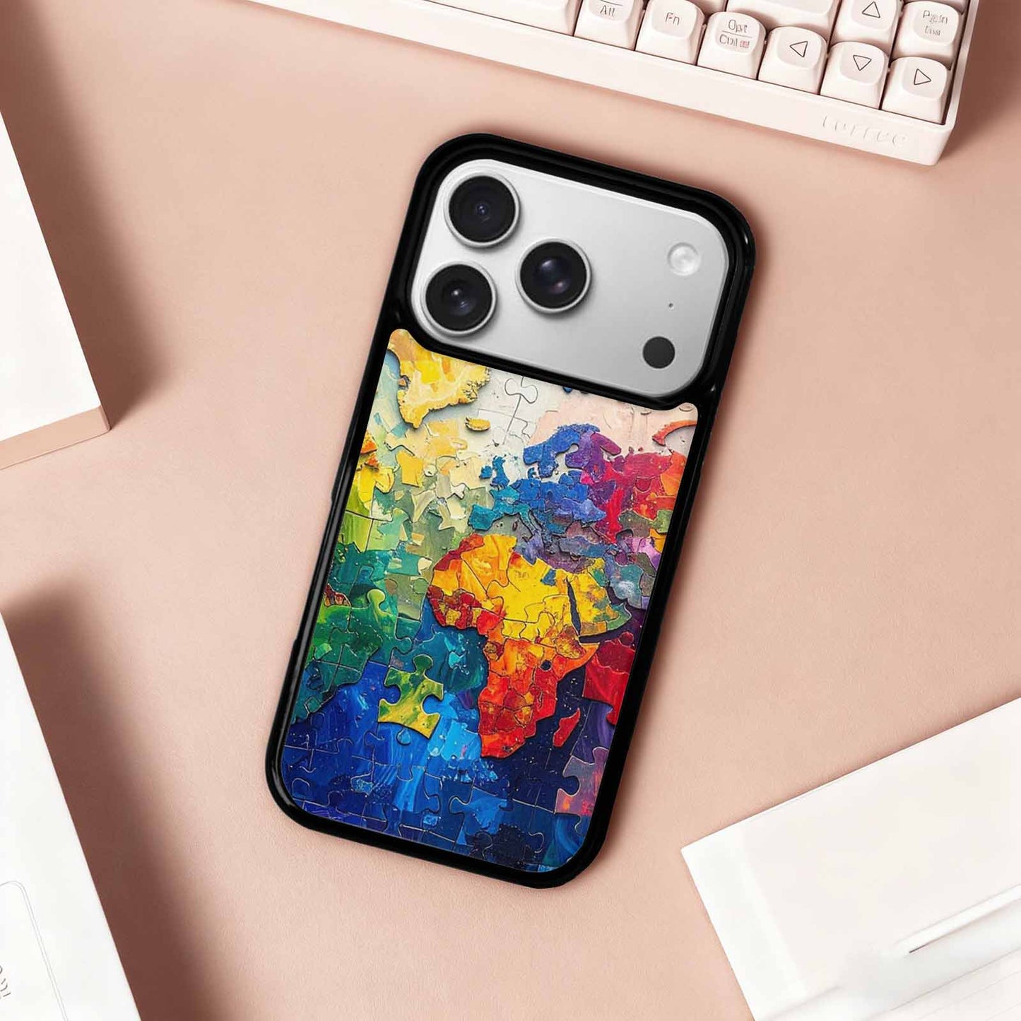 iPhone 17 Pro Case — Autism Puzzle Pieces Puzzle Piece Original, Custom Printed Phone Case