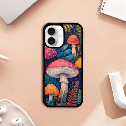 iPhone 17 Case — Mushrooms Botanicalmushrooms P T7m Floral, Customized Protective Case