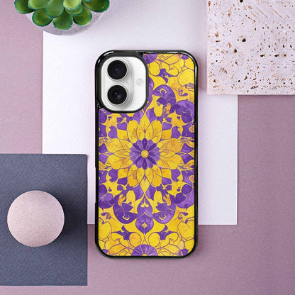 iPhone 16 Case — Intersex Flag Color Theme Small Rainbow, Original Design Phone Case