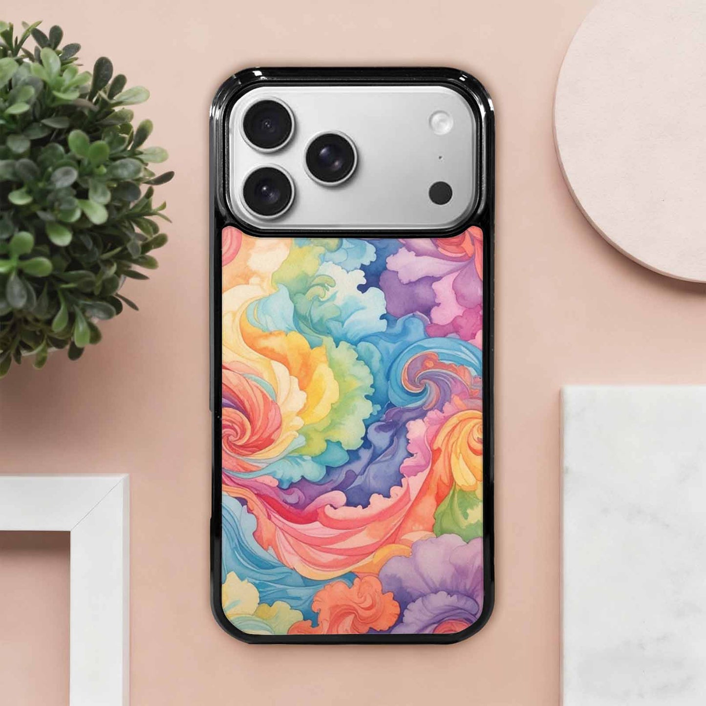 iPhone 17 Pro Max Case — Tie Dye Swirls Tie Dye Tie, Original Design Phone Case