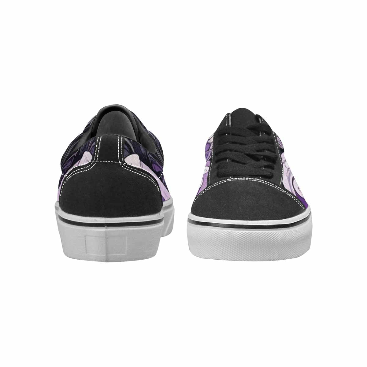 MEN'S Asexual Flag Color Canvas Lace-Up Dreamcore Custom Shoes