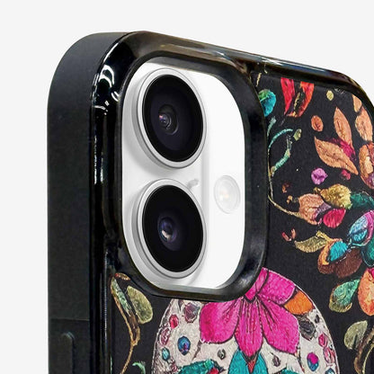 iPhone 16 Case — Colorful Dia De Los Muertos Sugar, Custom Made Phone Cover