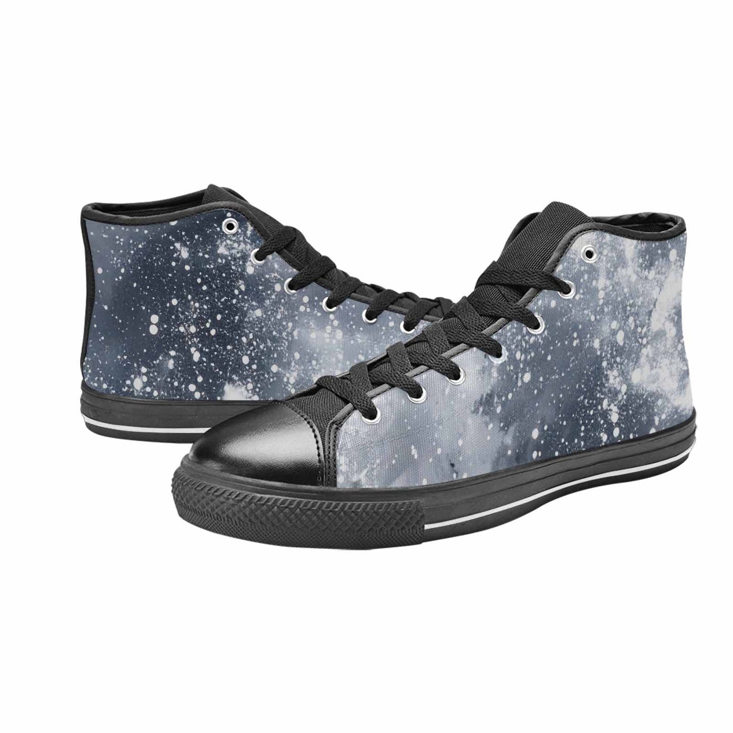 MEN'S Galaxy Art - High Top Canvas Wallpaper Art Sneakers