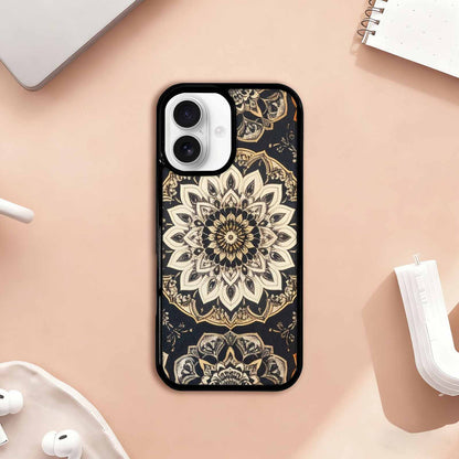 iPhone 17 Case — Small Mandala Pattern, Randomly Floral, Unique Phone Case Design