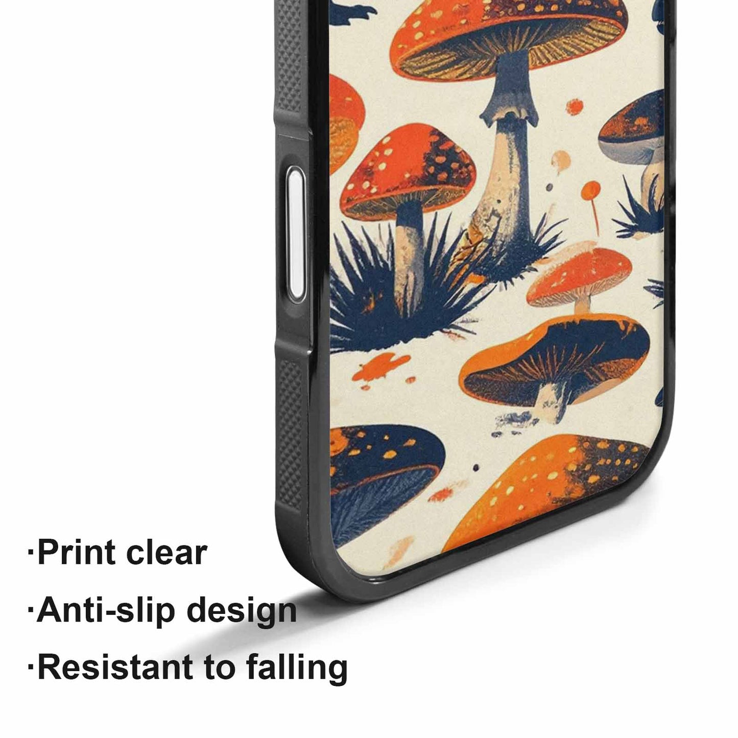 iPhone 17 Case — Vintage Dinosaurs Mushroom Retro Vintage, Custom Made Phone Cover