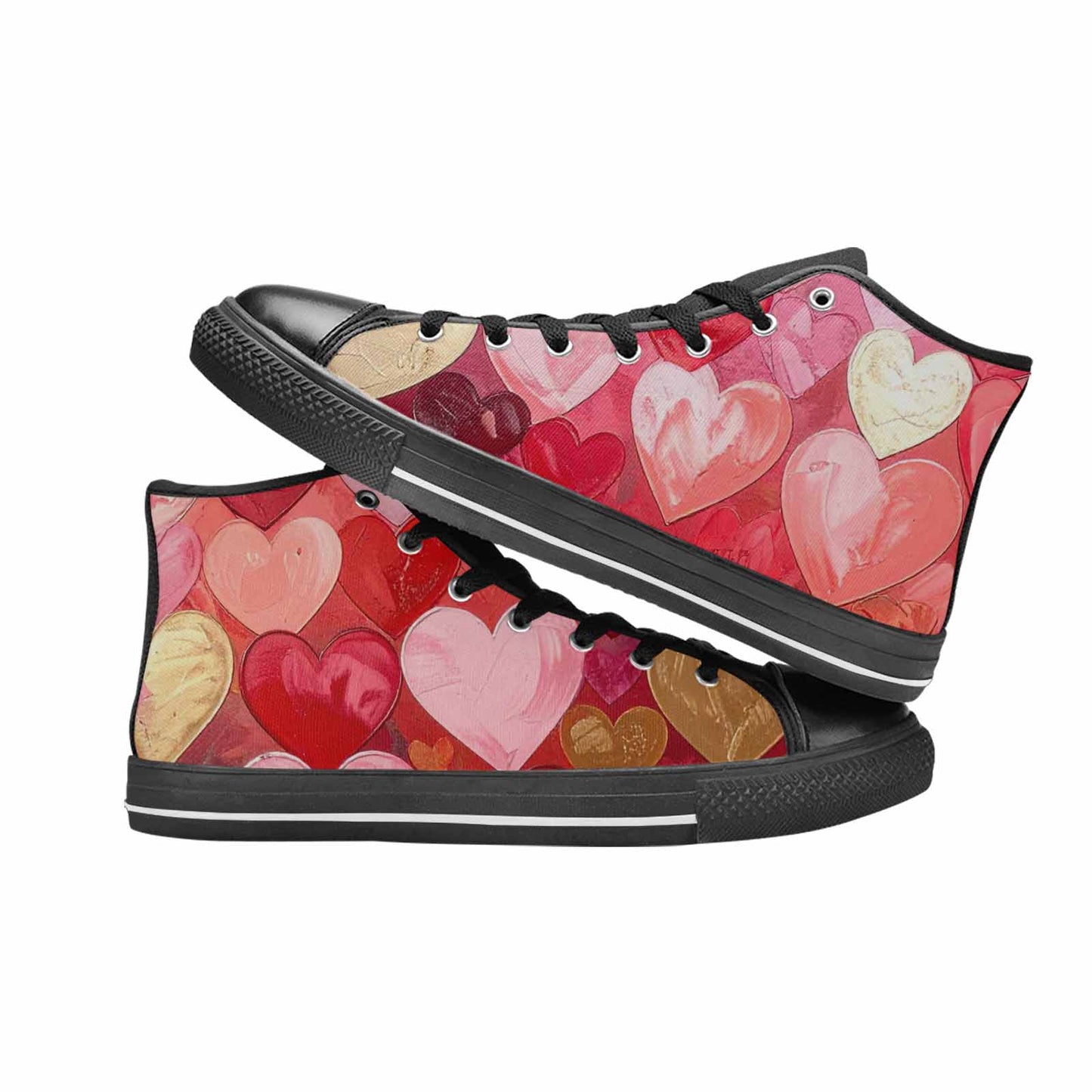 MEN'S No Words Or High Top Canvas Dark Academia Custom Shoes