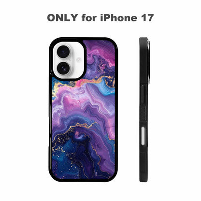iPhone 17 Case — Marble Galaxy Art Seamless Galaxy Space, Custom Art Phone Cover