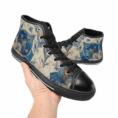 MEN'S Mandala High Top Canvas Grunge Shoes