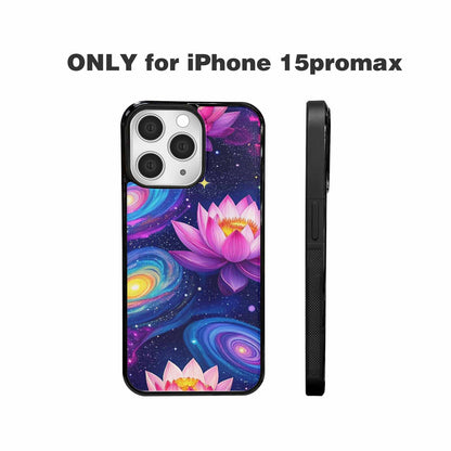 iPhone 15 Pro Max Case — Lotus Galaxy, Custom Print Case Cover