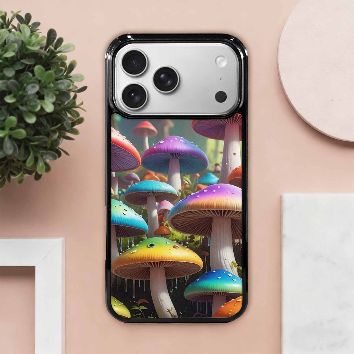 iPhone 17 Pro Max Case — Overlapping Endlessly No Empty Galaxy Space, Custom Print Case Cover