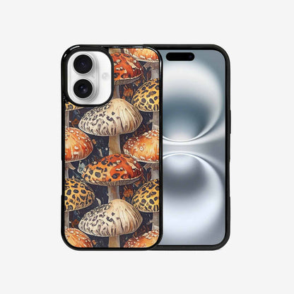 iPhone 16 Case — Mushrooms Pattern Hundreds Of, Unique Phone Case Design