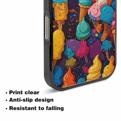 iPhone 15 Pro Max Case — Ice Cream Motif Ice Cream Motifs, Custom Phone Case