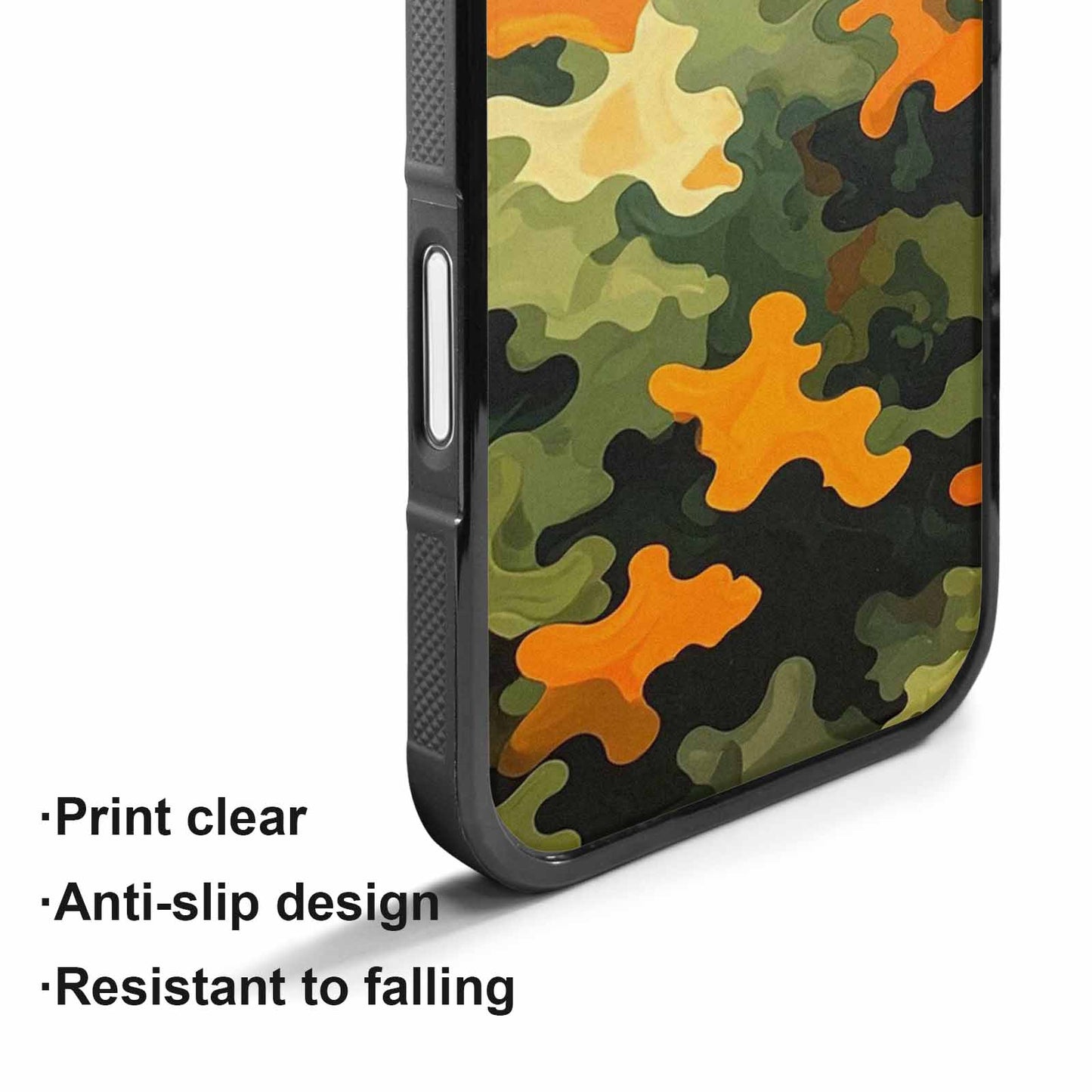 iPhone 17 Case — Small Military Camouflage Blotch Camo, Custom Made Phone Cover