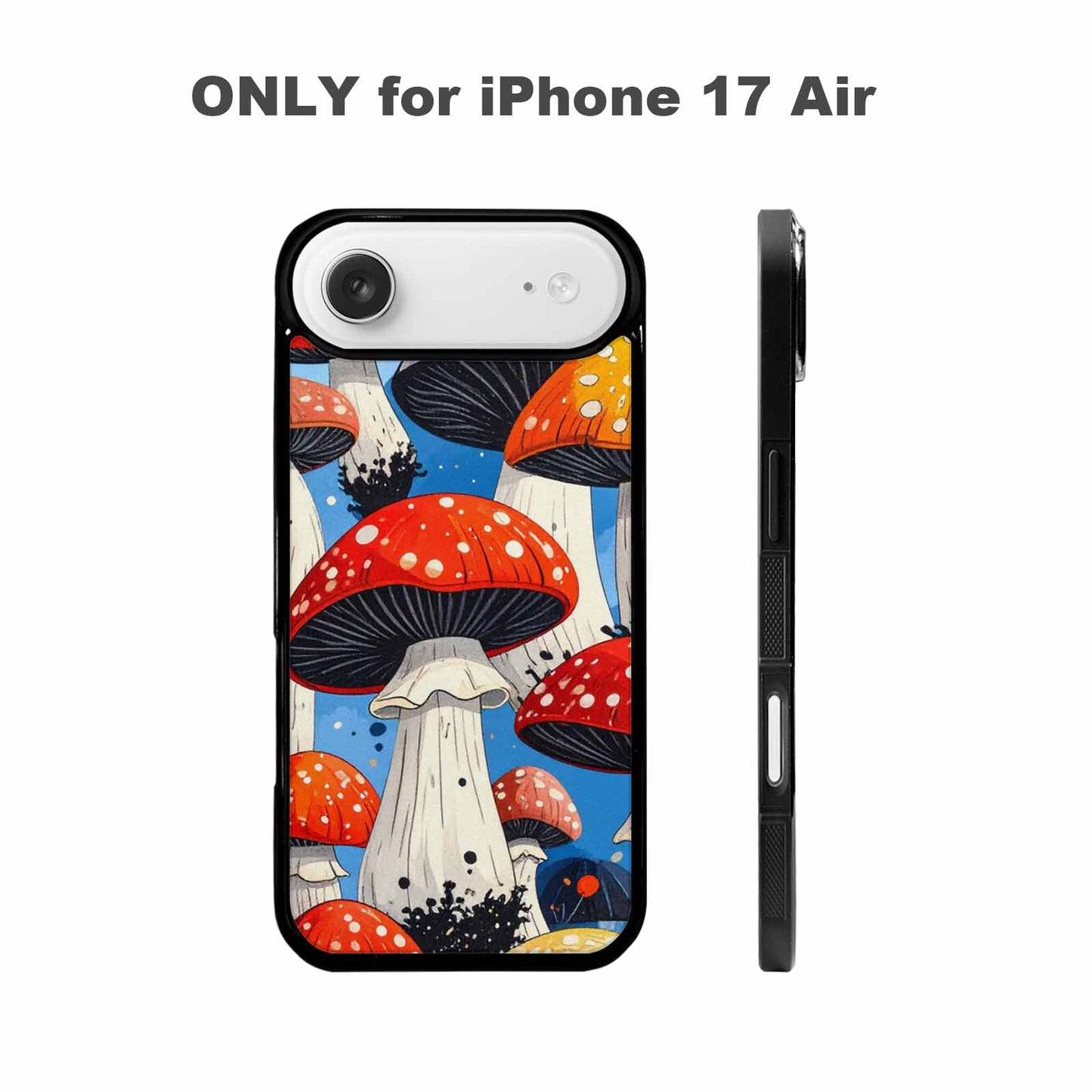 iPhone 17 Air Case — Vivid Winter Mushroom Seamless Cartoon Cute, Original Design Phone Case