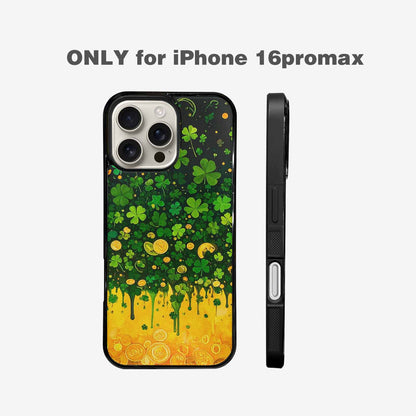 iPhone 16 Pro Max Case — St Patrick\'s Clover St Patrick\'s Clover, Custom Print Case Cover