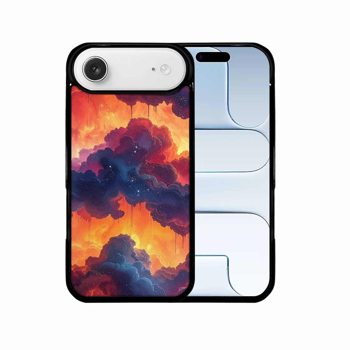 iPhone 17 Air Case — Seamless Tileable Pattern Of Overlapping Galaxy, Personalized Phone Case