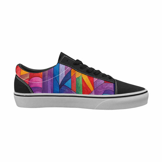 MEN'S Transgender Flag Color Canvas Lace-Up Y2K Shoes