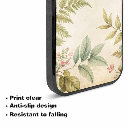 iPhone 15 Plus Case — Vintage Botanical Art Pattern, Original Design Phone Case