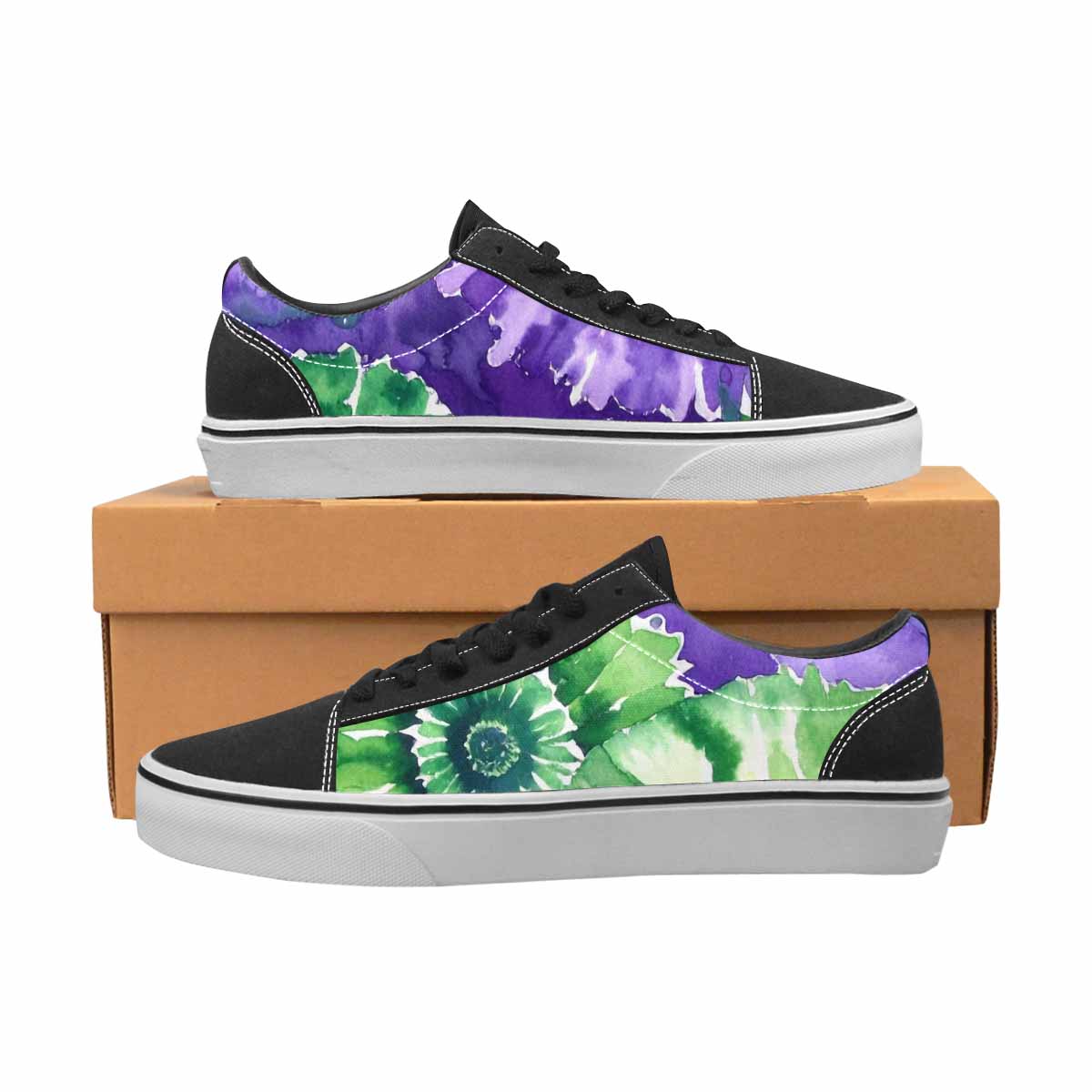 WOMEN'S Tie Dye - Canvas Lace-Up Y2K Shoes