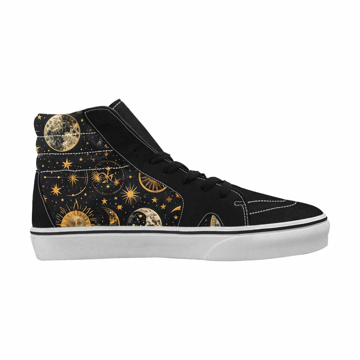 WOMEN'S Zodiac Constellation Star High Top Canvas Vivid Custom Shoes