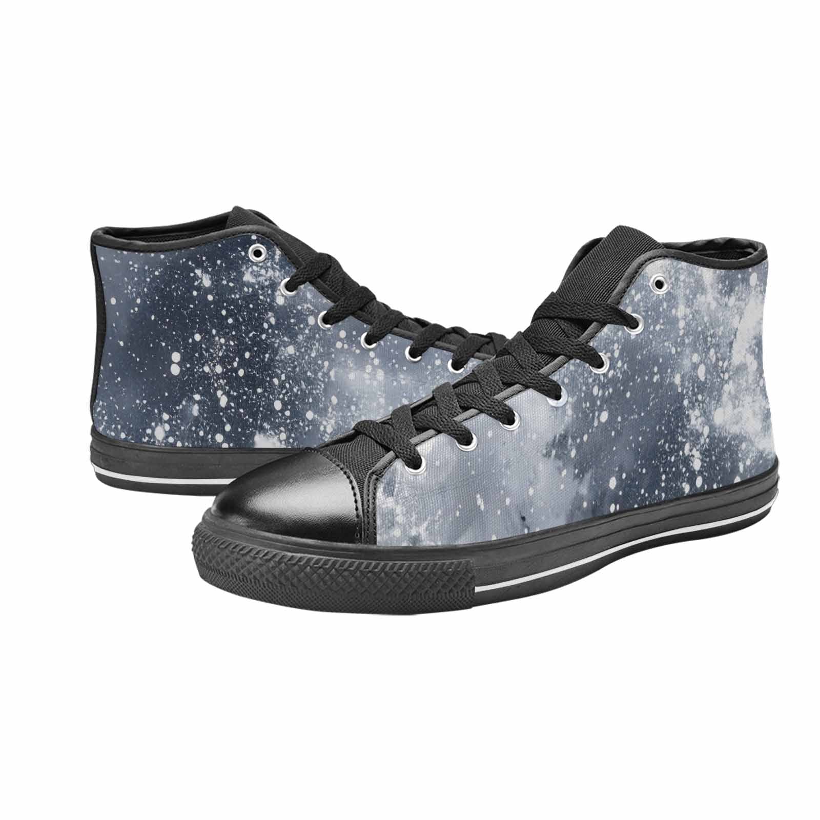 WOMEN'S Galaxy Art - High Top Canvas Aesthetic Shoes