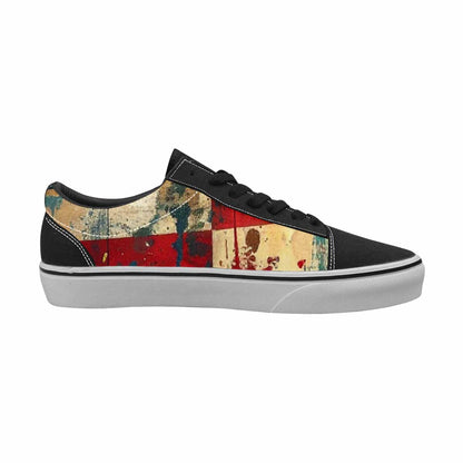 MEN'S American Flag Stars Canvas Lace-Up Vivid Shoes
