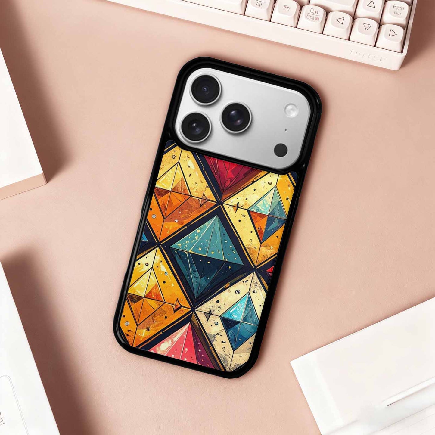 iPhone 17 Pro Case — Vintage Summer Diamond Retro Vintage, Original Design Phone Case
