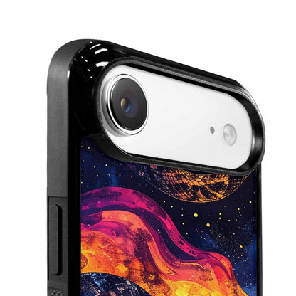 iPhone 17 Air Case — Snake Print Galaxy Seamless Pattern Animal, Custom Printed Phone Case