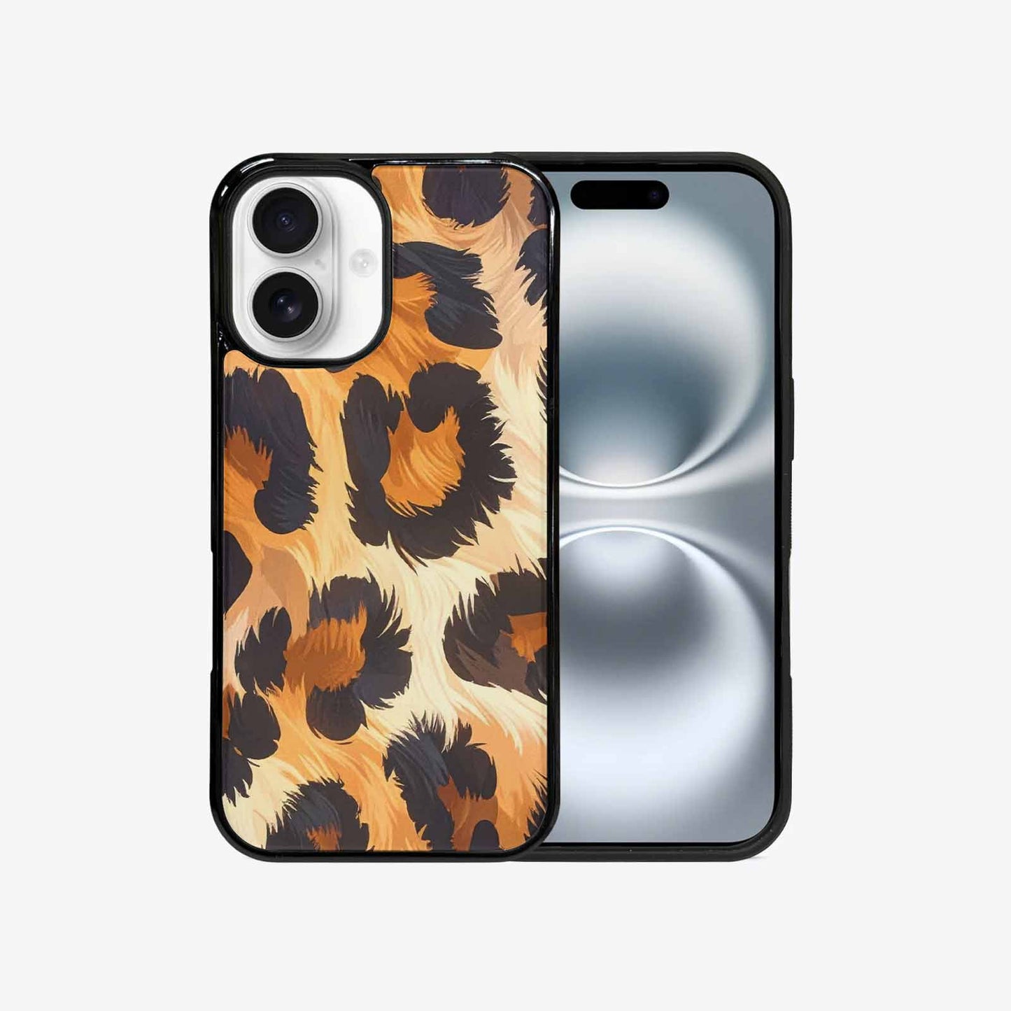 iPhone 16 Case — Leopard Soft Airbrush Gradient, Custom Made Phone Cover