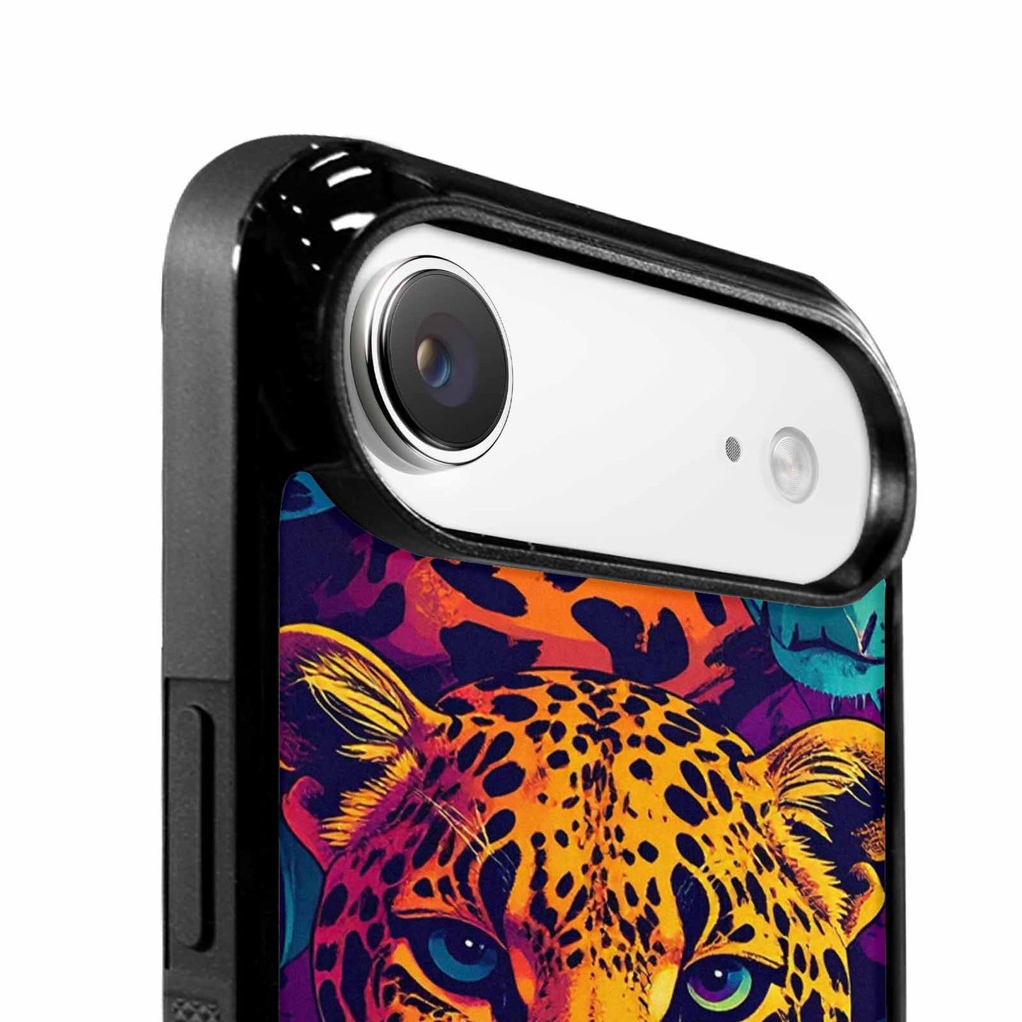 iPhone 17 Air Case — Leopard Print Skull Seamless Pattern Gothic, Custom Phone Case