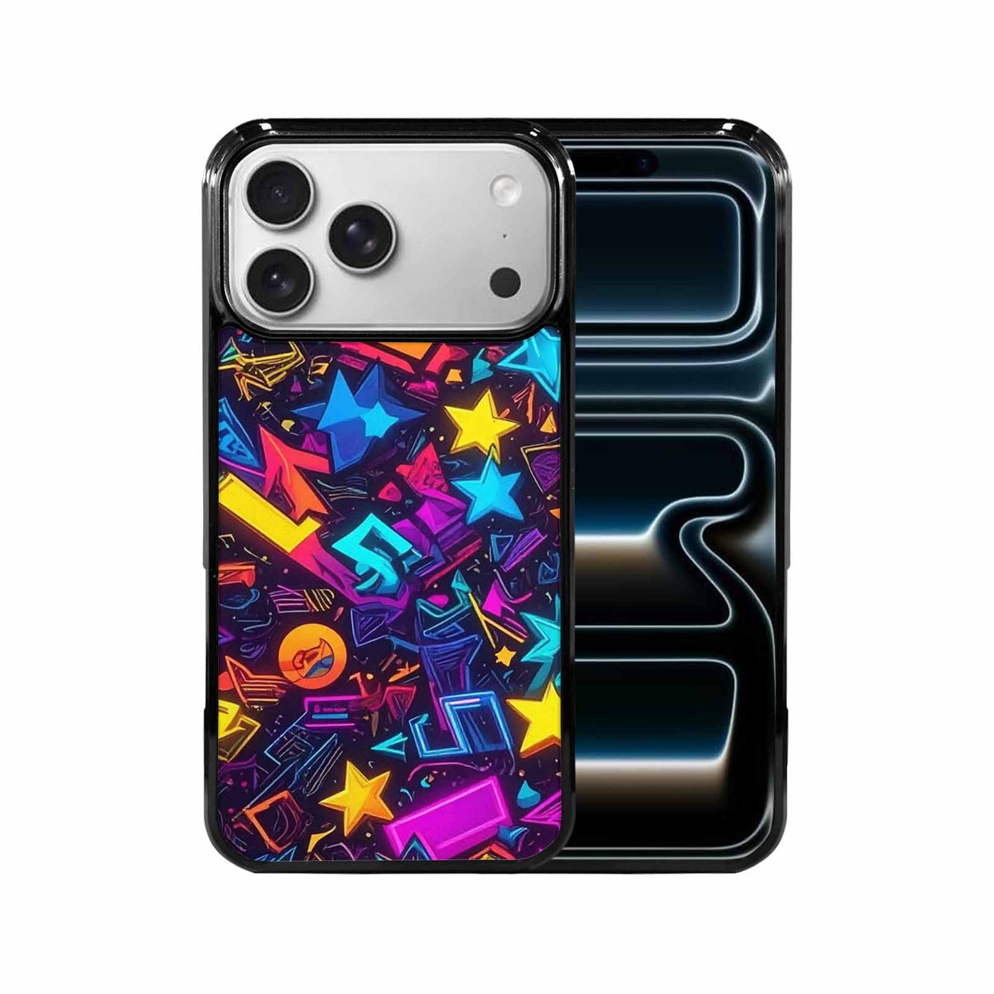iPhone 17 Pro Max Case — Retro Motif Retro Motifs Retro Vintage, Custom Printed Phone Case