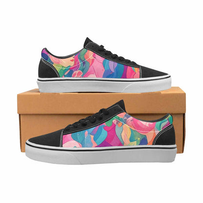 MEN'S Polysexual Flag Color Canvas Lace-Up Dreamcore Sneakers