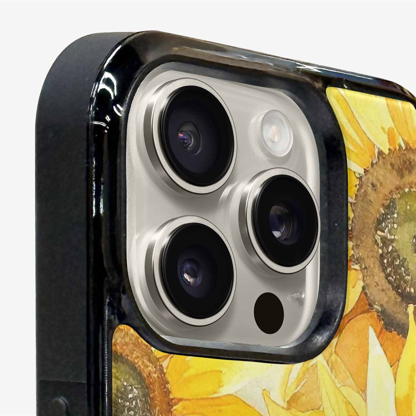 iPhone 15 Pro Max Case — Sunflowers Watercolor, Customized Protective Case