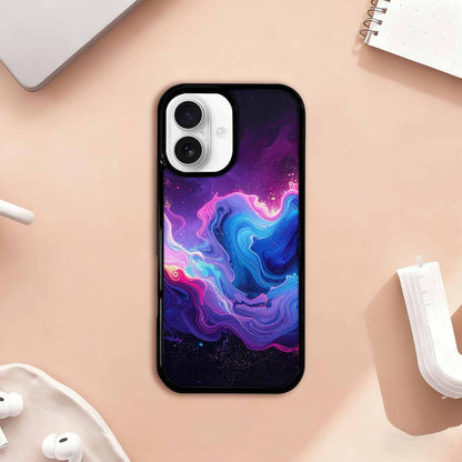 iPhone 17 Case — Seamless Repeating Pattern Of Galaxy Space, Personalized Phone Case