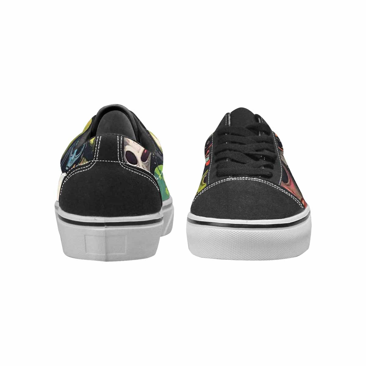 WOMEN'S Aliens × Camo Aliens Lace-Up Canvas Kaleidoscope Sneakers