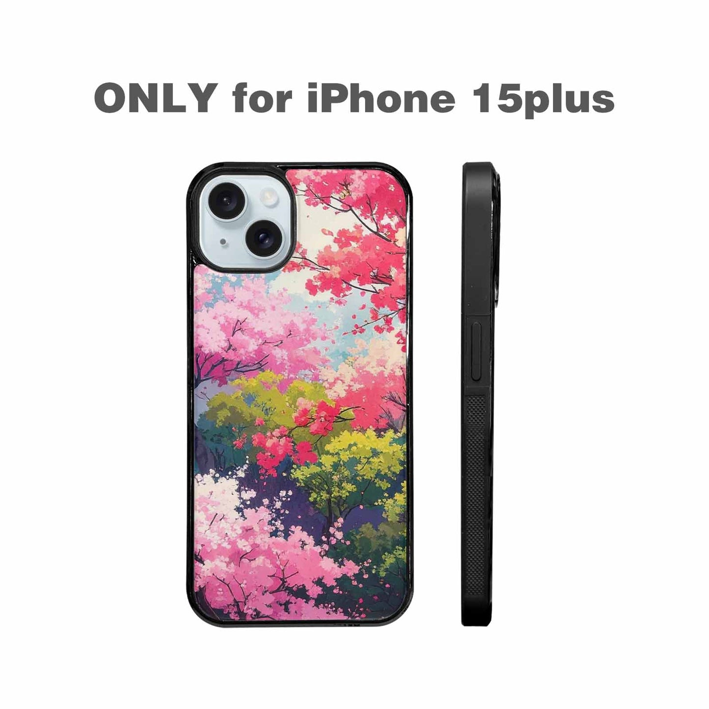 iPhone 15 Plus Case — Cherry Blossom Branch Cherry Blo, Unique Phone Case Design