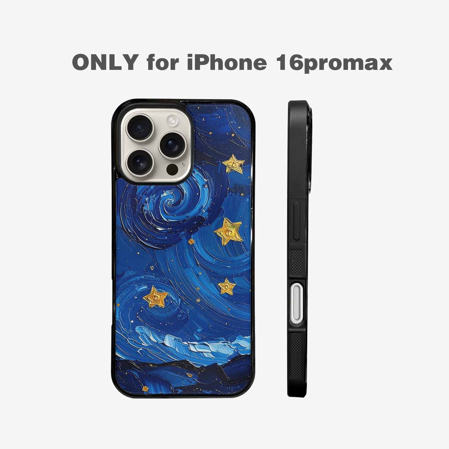 iPhone 16 Pro Max Case — Starry Night Galaxy Custom, Custom Designed Case Cover