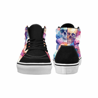 WOMEN'S Kulls - Watercolor High Top Canvas Dreamcore Custom Sneakers