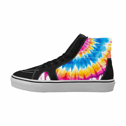 WOMEN'S Tie Dye Drip High Top Canvas Vivid Shoes