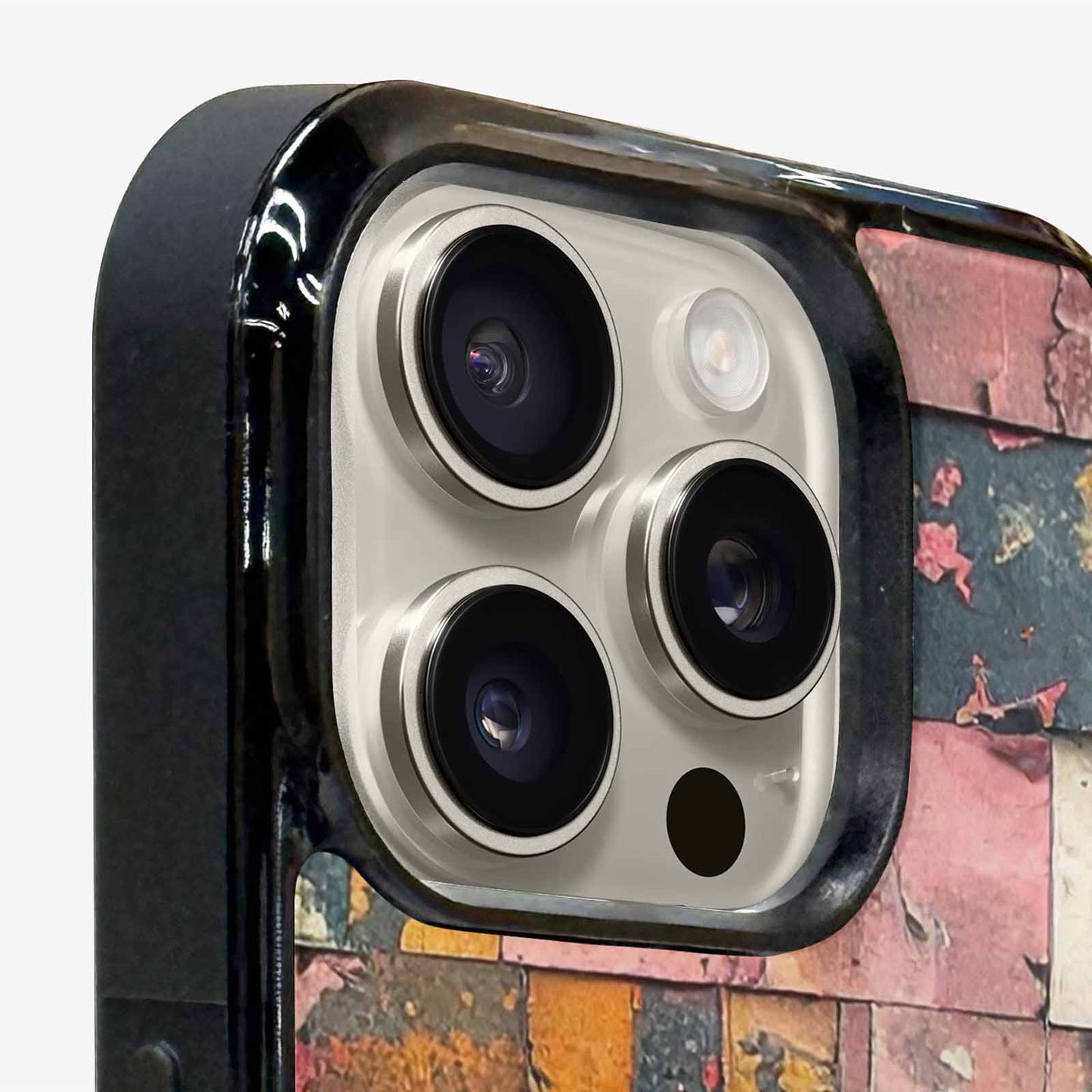 iPhone 16 Pro Max Case — Distressed Grunge Texture Pattern Hundreds Of, Custom Art Phone Cover