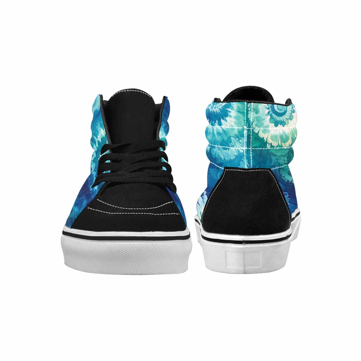 WOMEN'S Tie Dye - High Top Canvas Cottagecore Custom Shoes