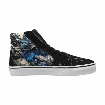 MEN'S Dinosaur Burst High Top Canvas Melting Art Sneakers