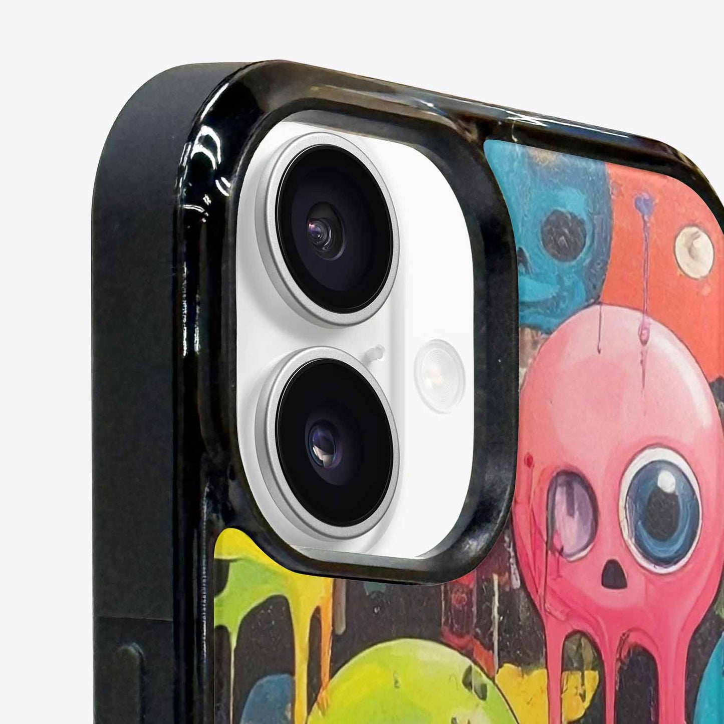 iPhone 16 Plus Case — Aliens Camomelting Aliens Patt Fgd, Customized Protective Case