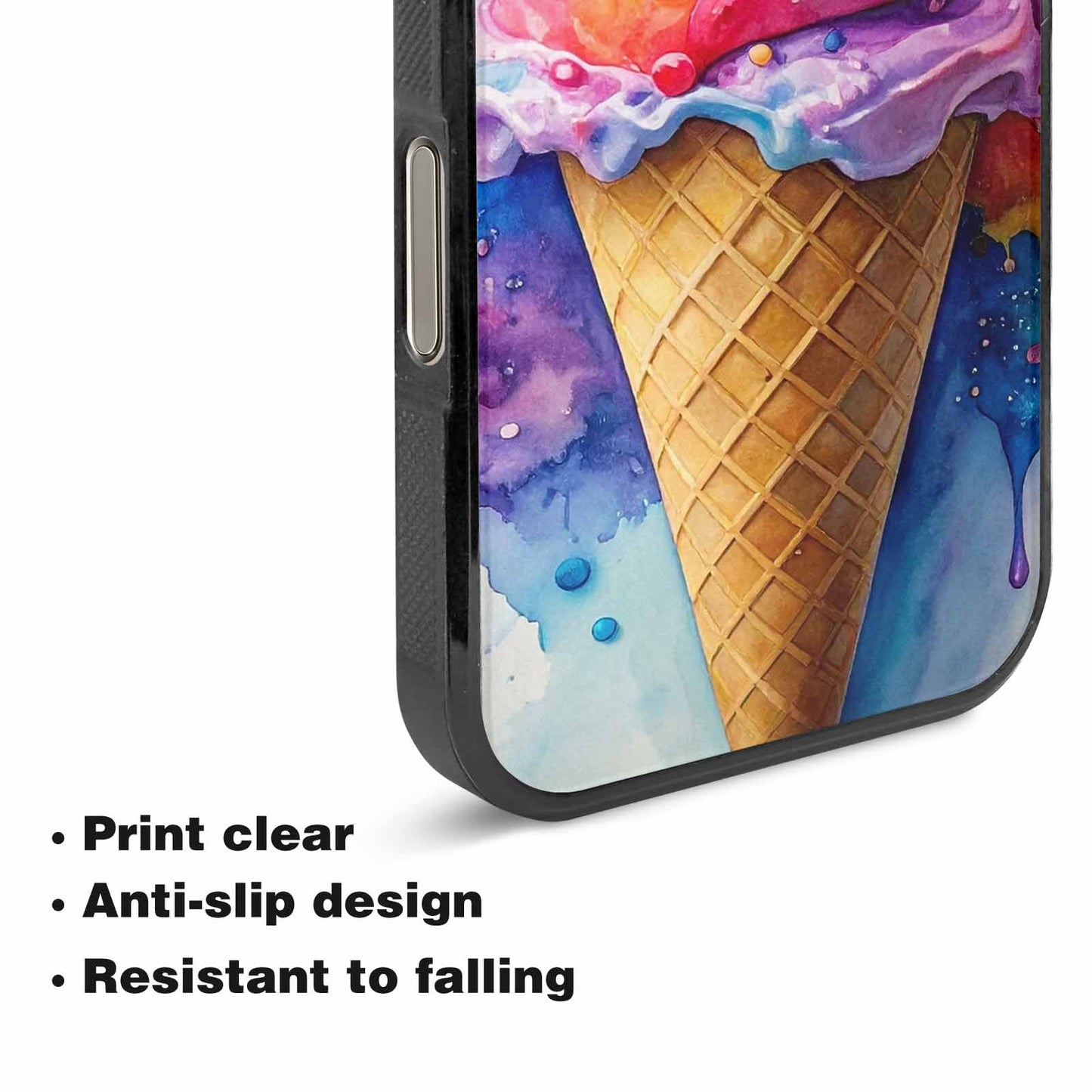 iPhone 16 Pro Case — Melting Icecream Collage, Original Design Phone Case