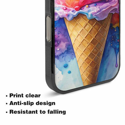 iPhone 16 Pro Case — Melting Icecream Collage, Original Design Phone Case