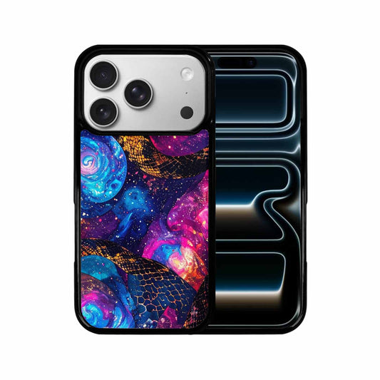 iPhone 17 Pro Case — Snake Print Galaxy Seamless Pattern Animal, Custom Art Phone Cover