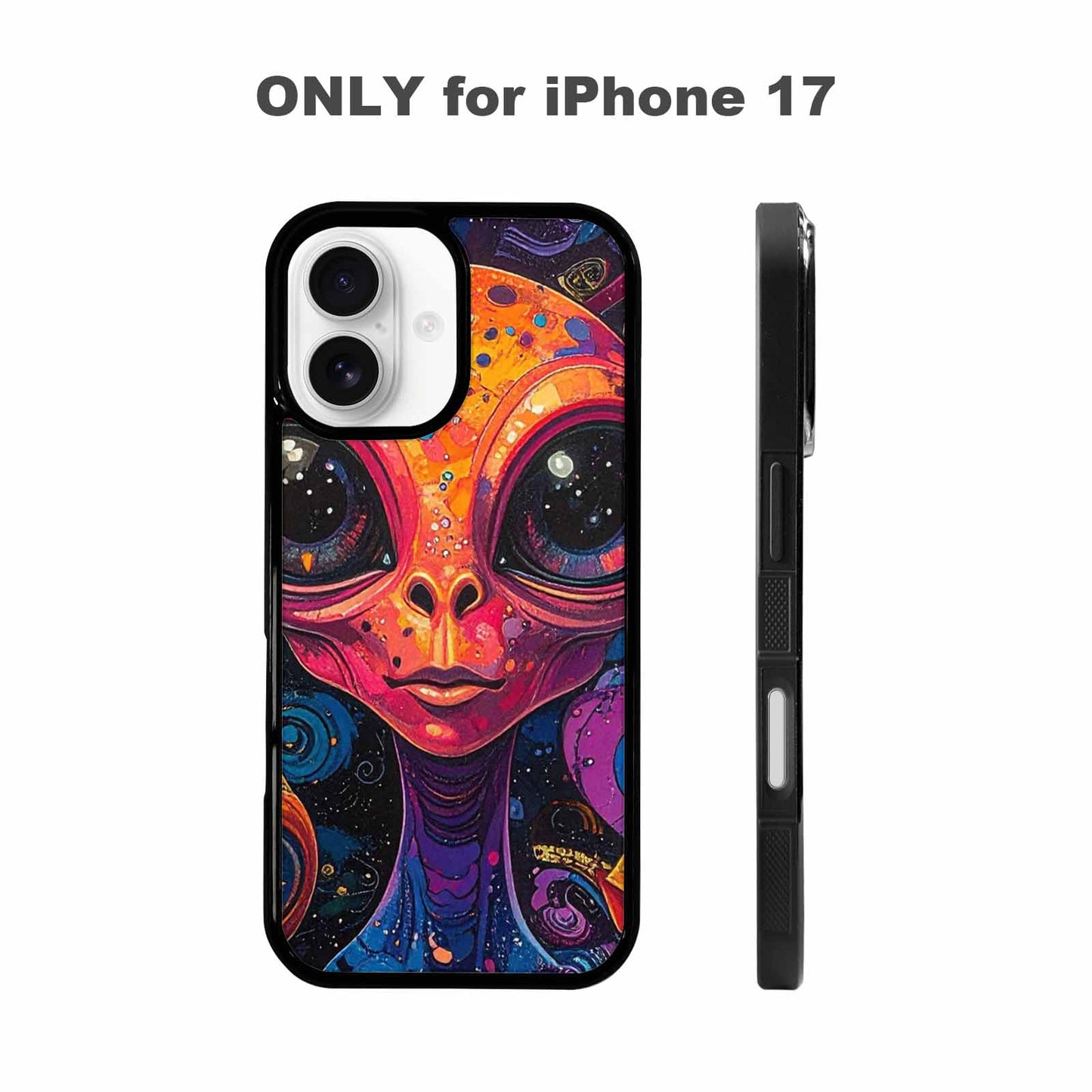 iPhone 17 Case — Cartoon Alien Characters Alien Scifi, Original Design Phone Case