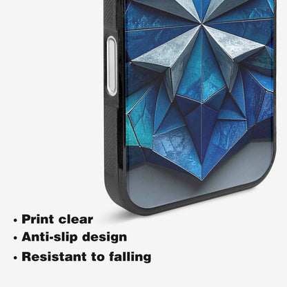 iPhone 16 Case — Geometric Origami Art Pattern Personalized Phone, Custom Printed Phone Case