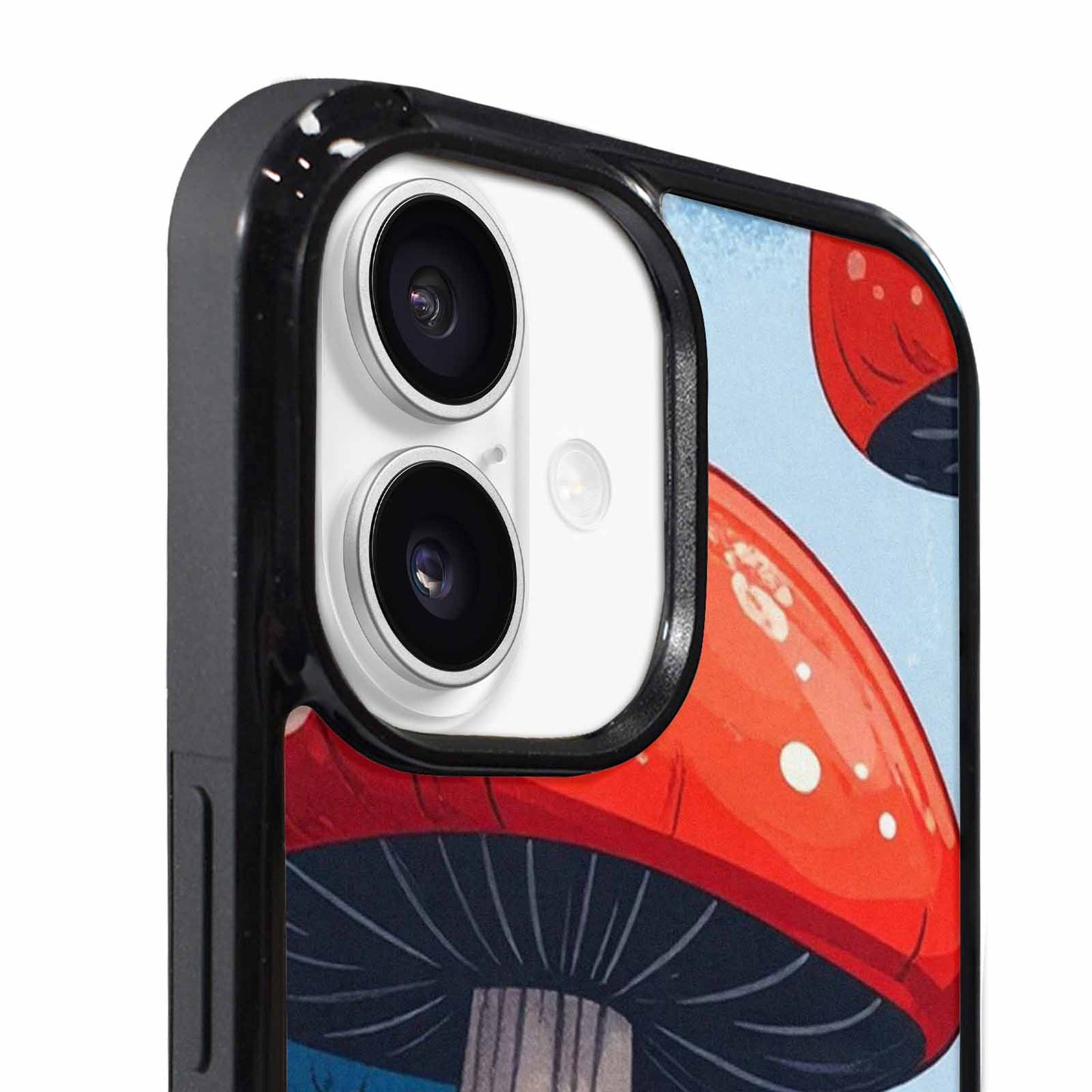 iPhone 17 Case — Vivid Winter Mushroom Cartoon Cute, Custom Print Case Cover