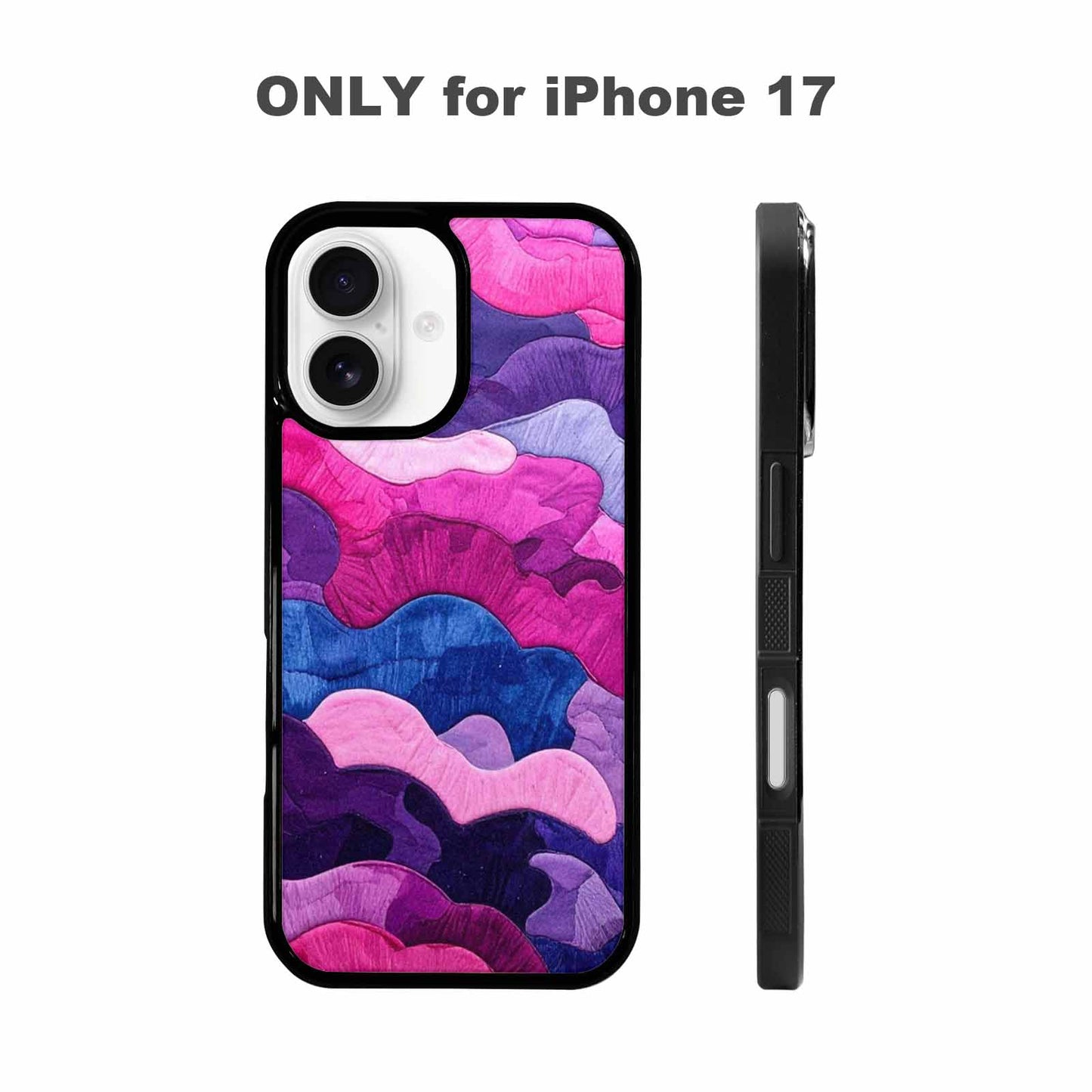 iPhone 17 Case — Vivid Camo Bisexual Camo, Custom Printed Phone Case